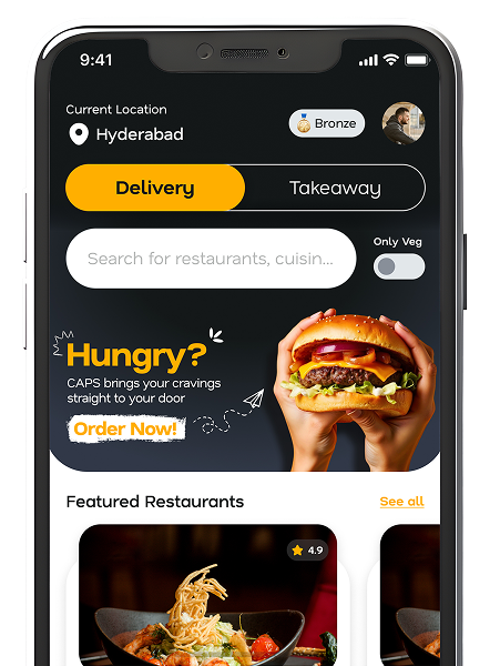 CAPS Delivery app preview